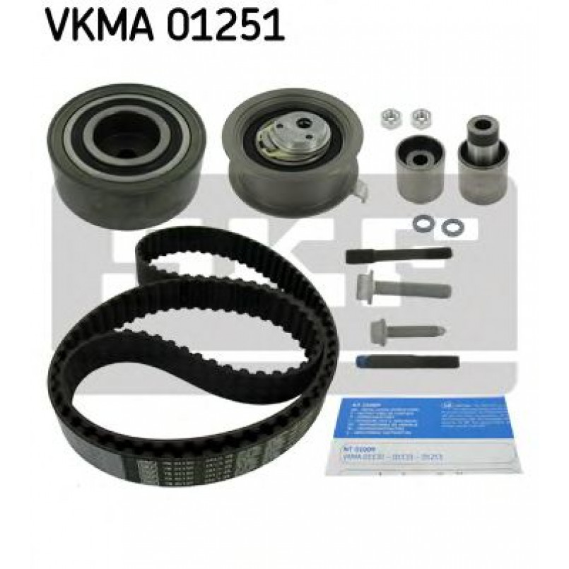 VKMA 01251 SKF Комплект ГРМ (ремінь + ролик)